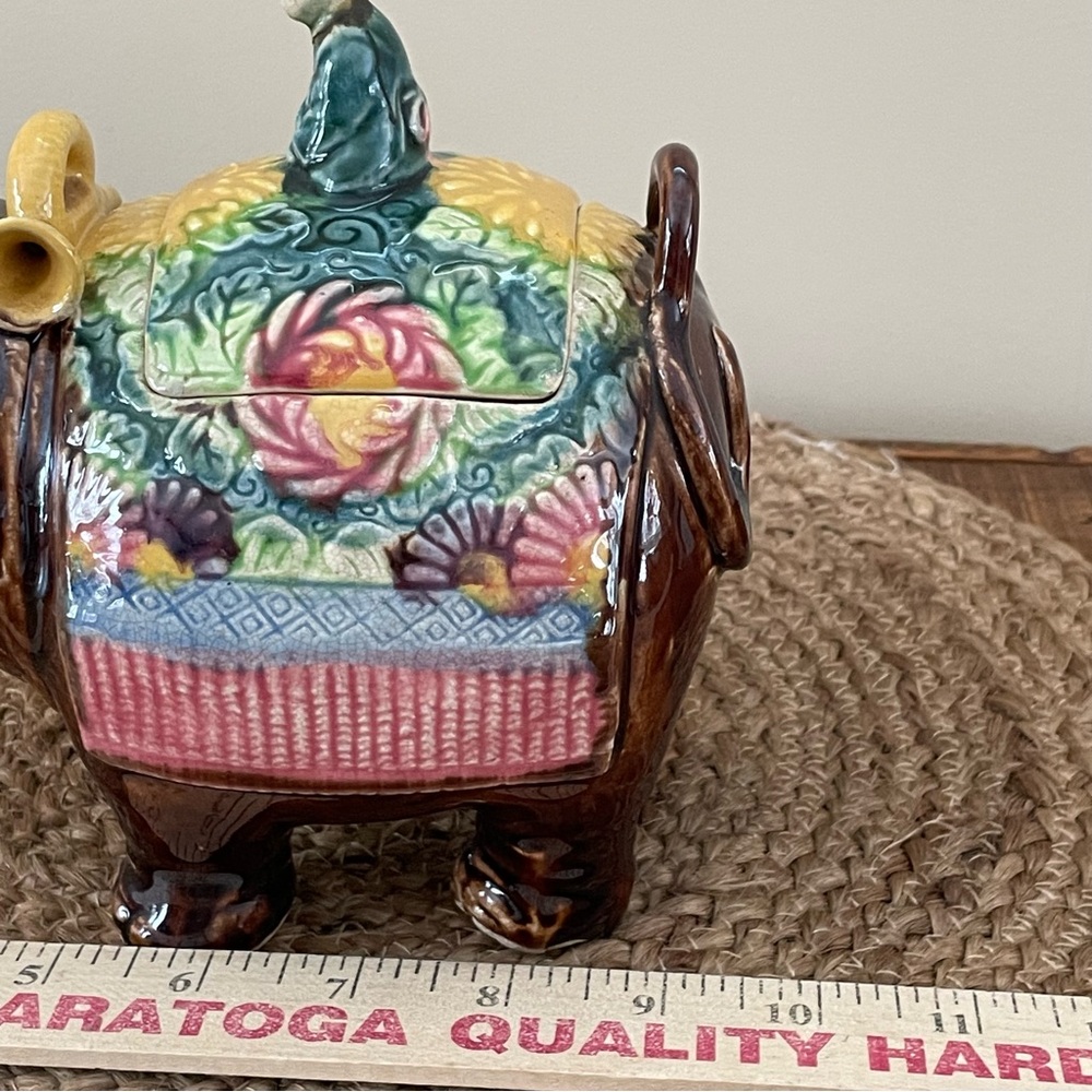 Vintage Banko Ware Japanese Buddha Elephant Teapot❤️🫖 - Picture 13 of 16